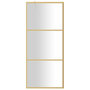 Voir la diapositive 3 : VIDAXL Paroi de douche avec verre ESG transparent dore 80x195 cm