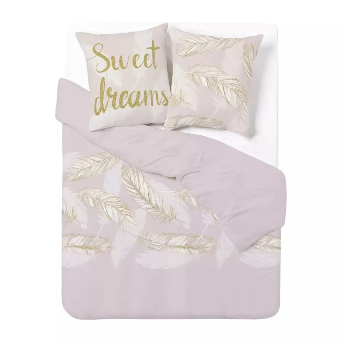 Dourev Housse de couette 240x220 Sweet Feathers + 2 taies