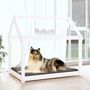 Voir la diapositive 3 : VIDAXL Lit pour chien Blanc 101x70x90 cm Bois de pin solide