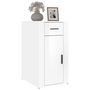 Voir la diapositive 4 : VIDAXL Armoire de bureau Blanc brillant 40x49x75 cm Bois d'ingenierie