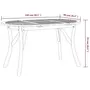 VIDAXL Table de jardin 150x90x75 cm Bois d'acacia solide