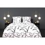 Voir la diapositive 1 : BLANC AVENUE PARIS Parure de couette Irregular - 100% Coton / 57 Fils/cm²