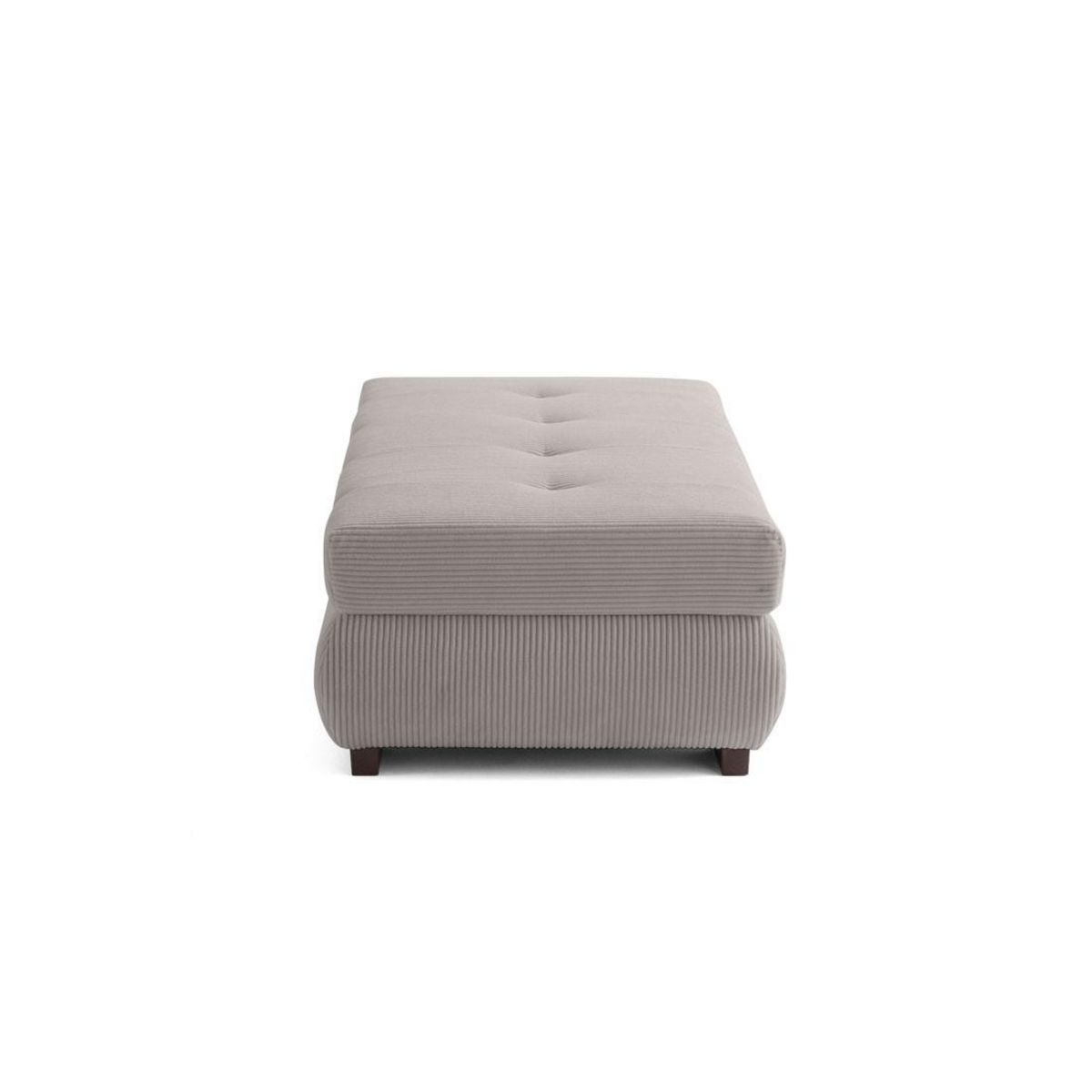 LISA DESIGN Vermont - pouf d'appoint - en velours côtelé