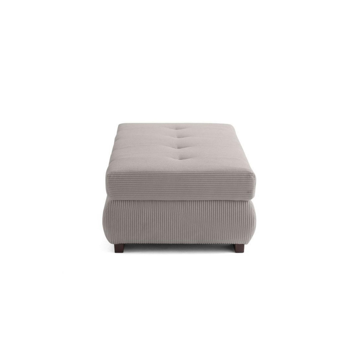 LISA DESIGN Vermont - pouf d'appoint - en velours côtelé