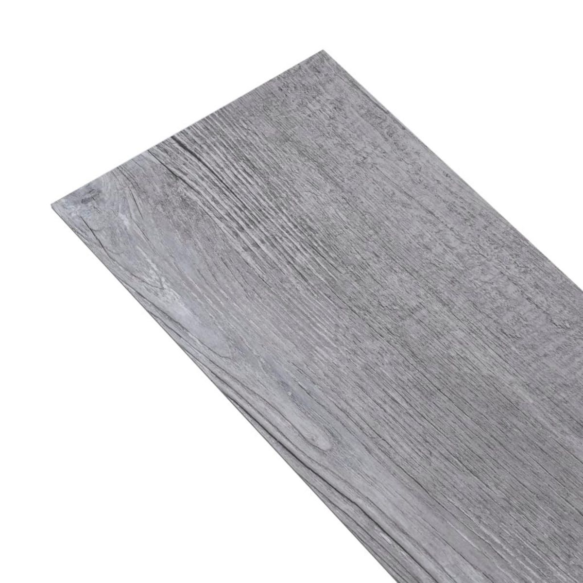 VIDAXL Planches de plancher PVC autoadhesif 2,51 m² 2 mm Gris bois mat