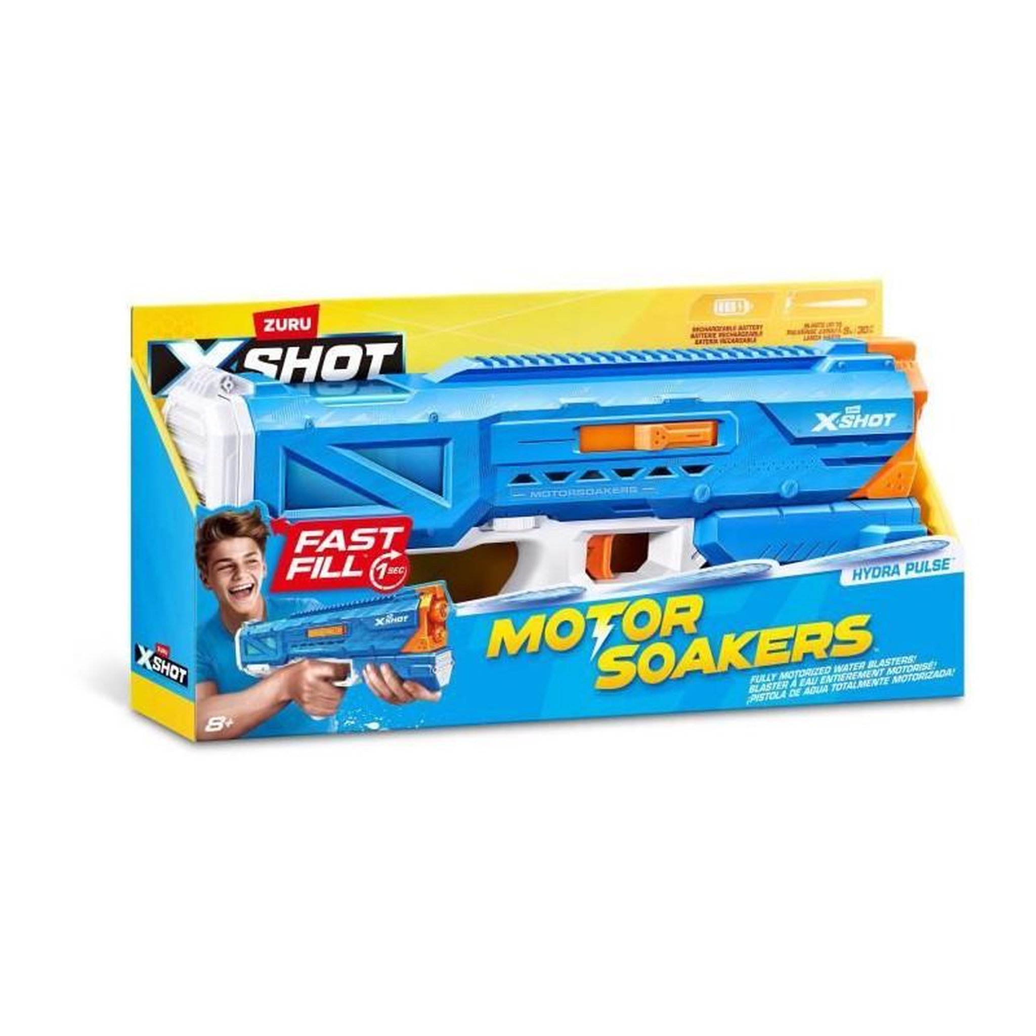 Voir la diapositive 4 : ZURU Pistolet à eau ZURU XSHOT Hydra Pulse