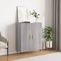 Voir la diapositive 1 : VIDAXL Buffet sonoma gris 69,5x34x90 cm bois d'ingenierie