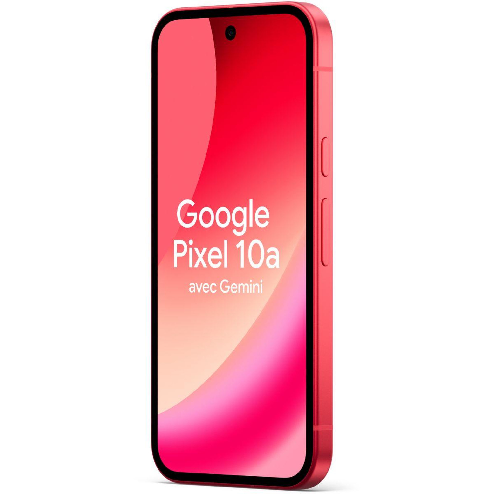 Voir la diapositive 2 : GOOGLE Smartphone pixel 10a 128go rouge framboise 5g