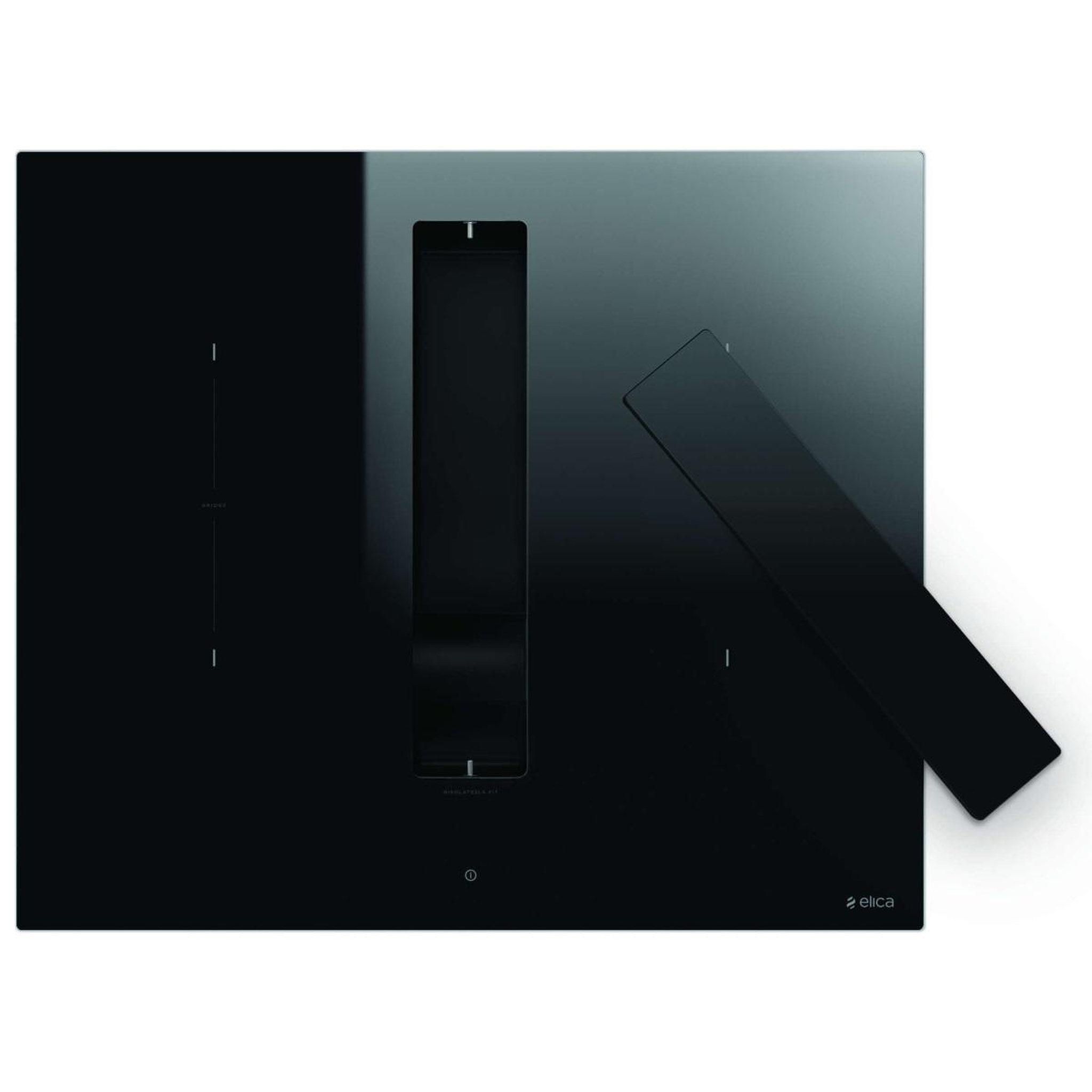Voir la diapositive 4 : ELICA Table de cuisson aspirante induction 60cm 4 feux 7500w noir - prf0167053