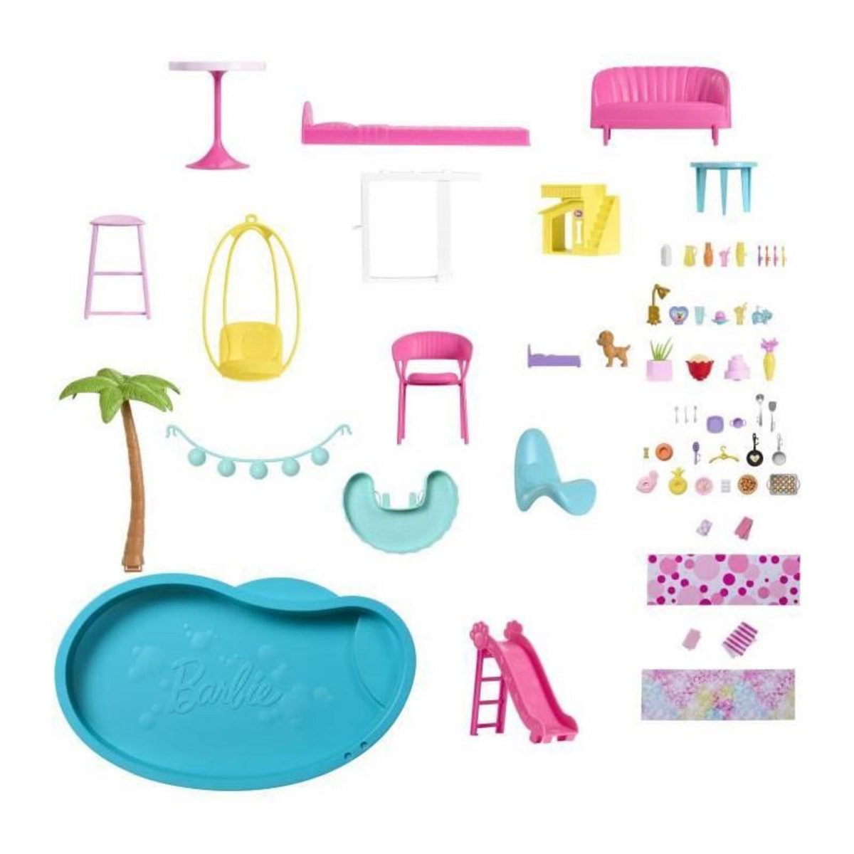 BARBIE Barbie - Coffret Barbie Maison de Reve - Poupée Mannequin - 3 ans et + - BARBIE - HMX10 - POUPEE MANNEQUIN BARBIE