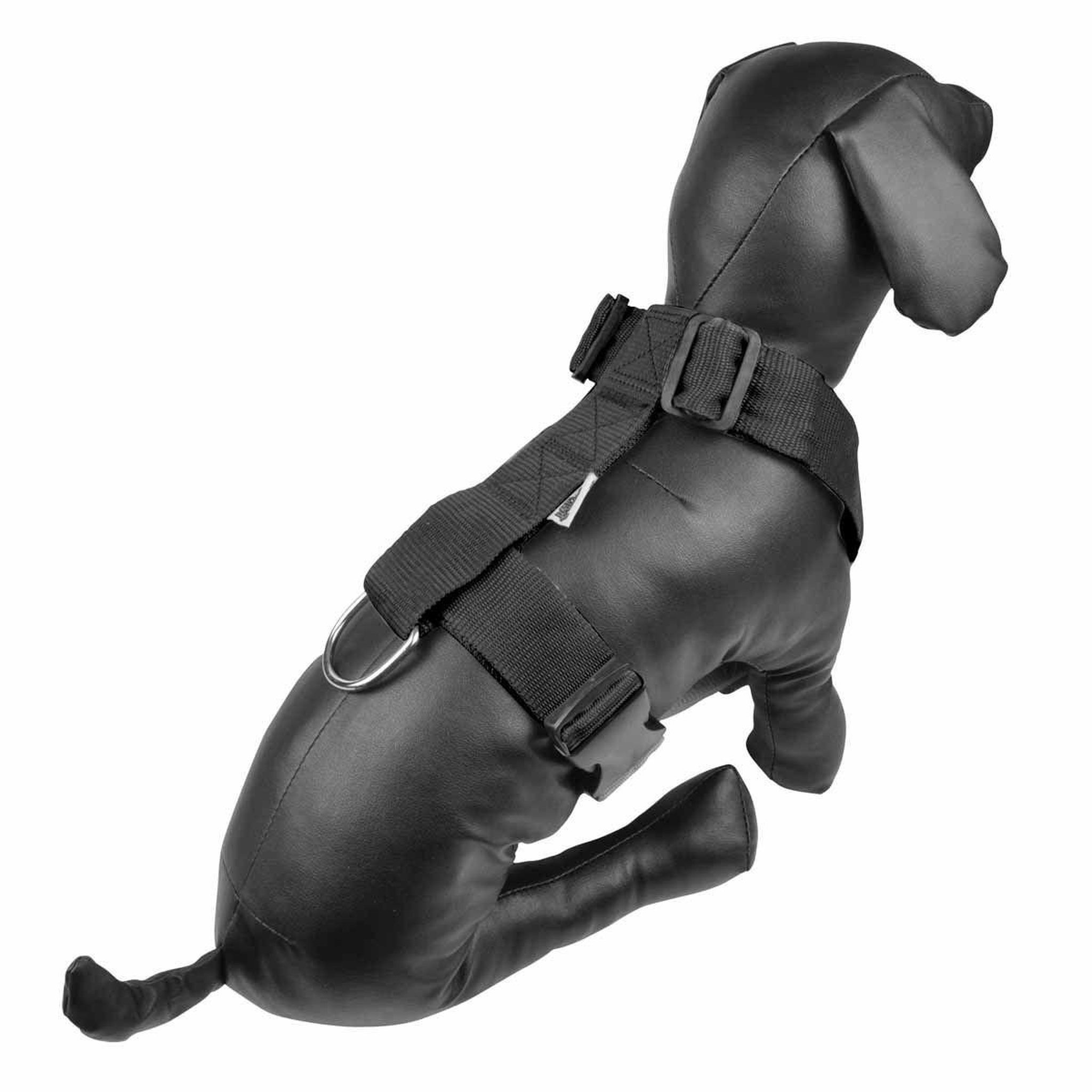 Voir la diapositive 2 : HOMEA Harnais réglable chien  essentiel  70-90cm noir