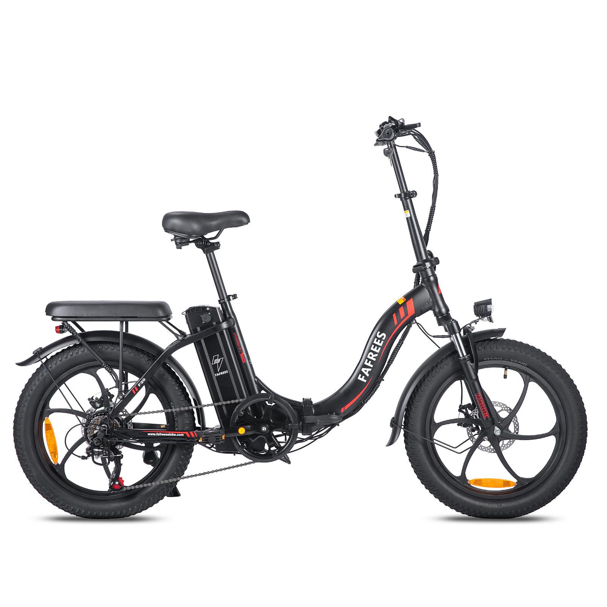 FAFREES Vélo électrique pliable fafrees f20. Coloris disponibles : Blanc, Noir, Rouge, Gris