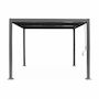 Voir la diapositive 5 : SWEEEK Pergola bioclimatique aluminium et acier lames orientables 3x3m Palace