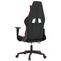 Voir la diapositive 5 : VIDAXL Chaise de jeu de massage Noir et rouge Similicuir