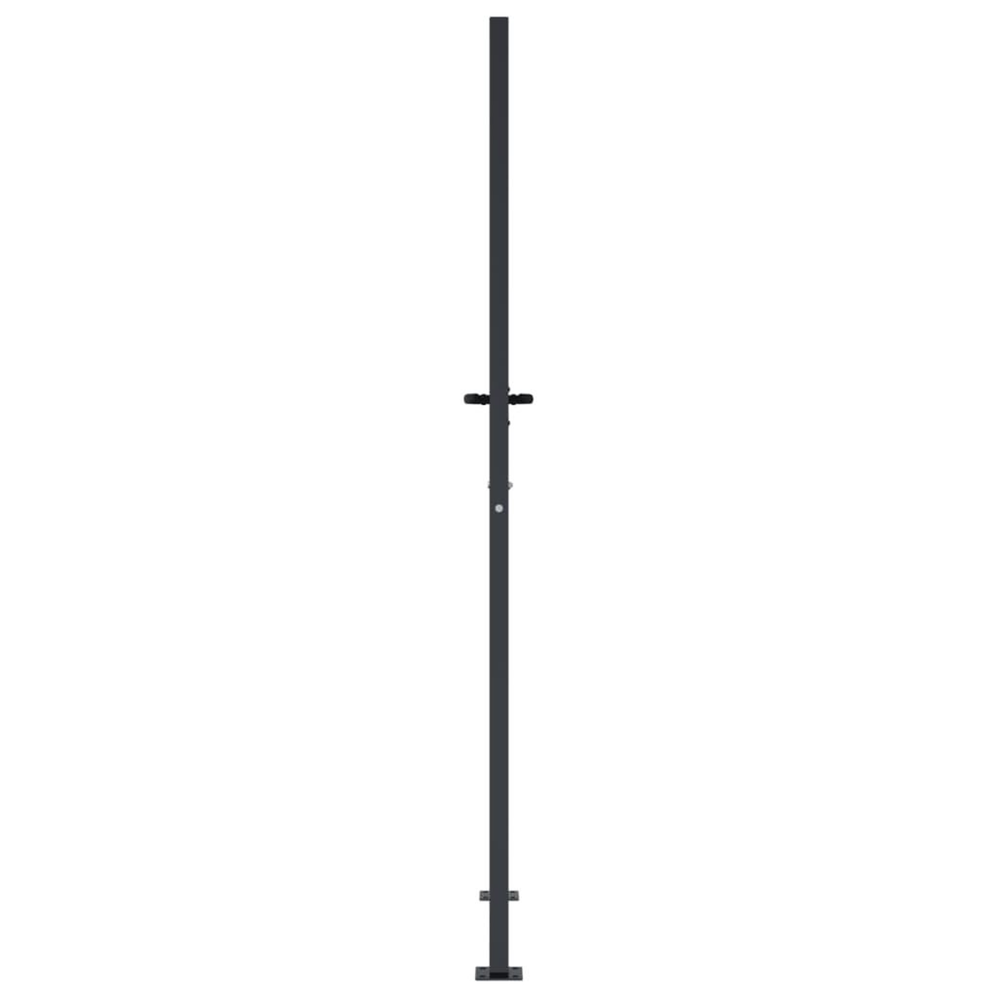 Voir la diapositive 5 : VIDAXL Portail de jardin anthracite 105x205cm acier conception d'arbre