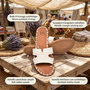 Voir la diapositive 4 : OZABI OZABI Sandales Slide H Tressage Vacances 2 Coloris