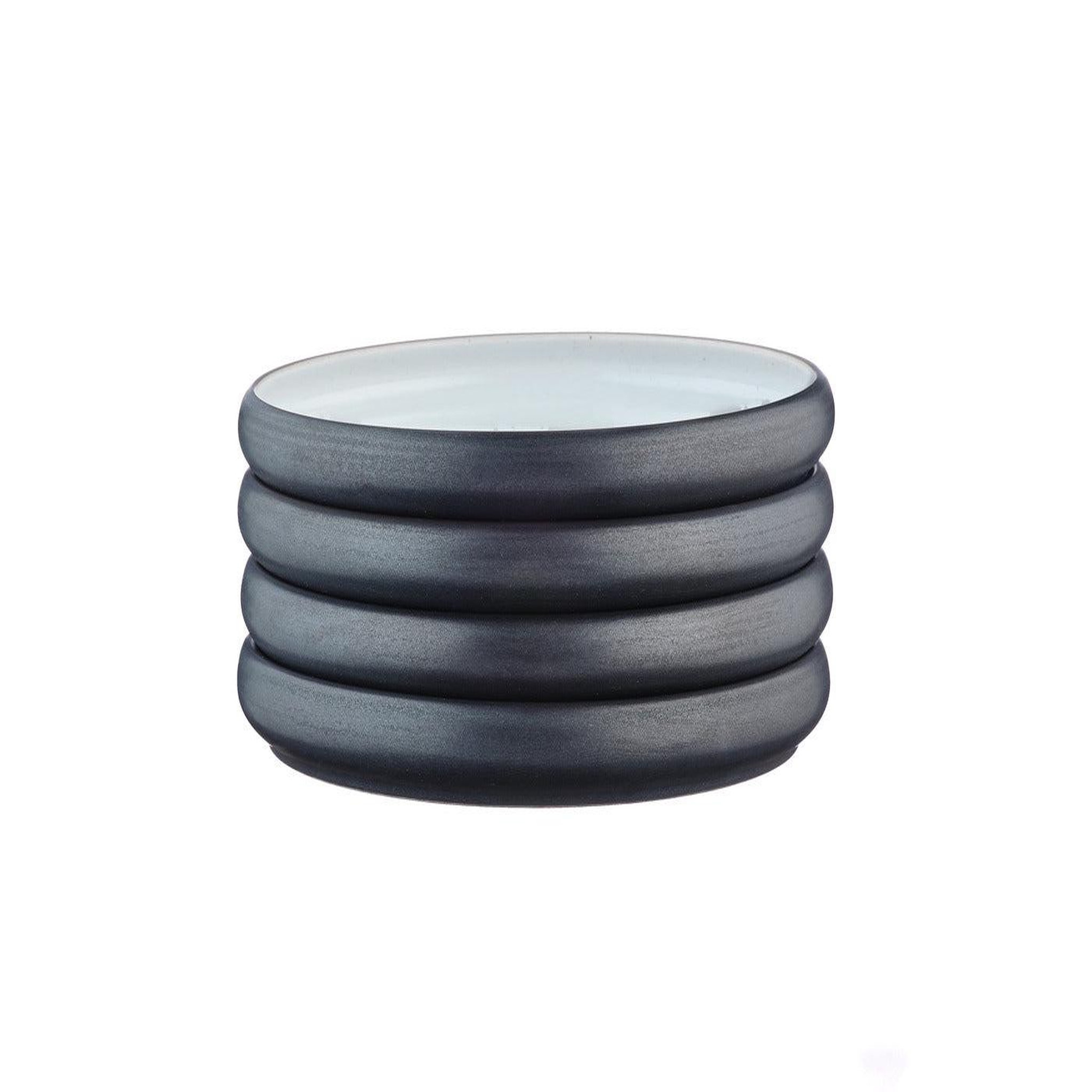 Voir la diapositive 3 : BJORN Assiette gourmet ø21,5cm - 4 pièces - onyx