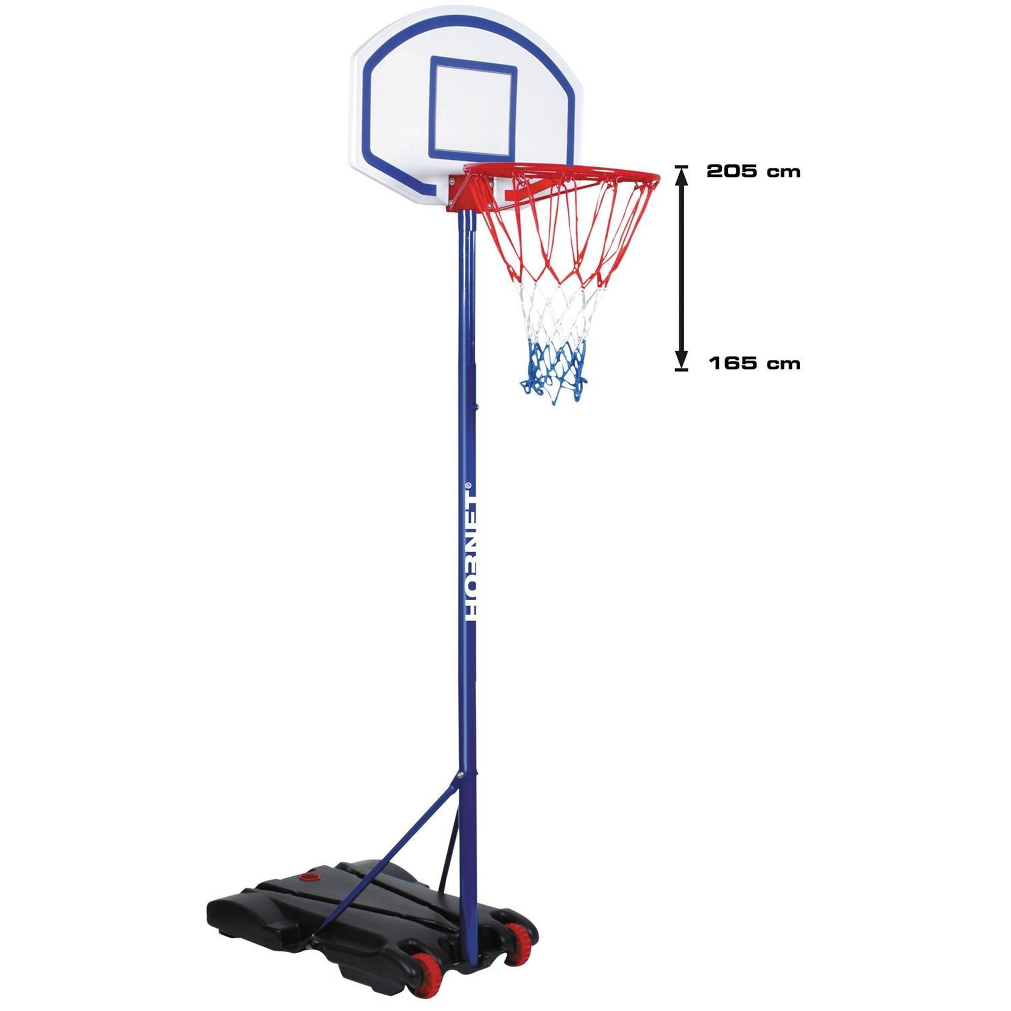 Voir la diapositive 2 : HUDORA Ensemble Panier de Basket Hornet 205 Ballon et pompe