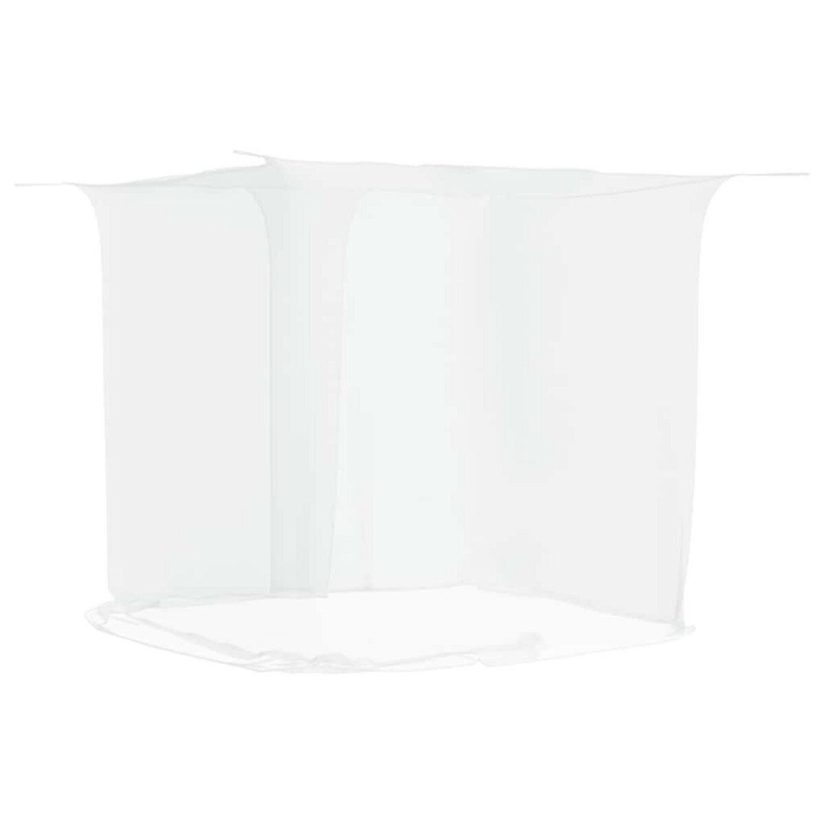 VIDAXL Moustiquaire suspendue 156 maille blanc 220x120x150 cm