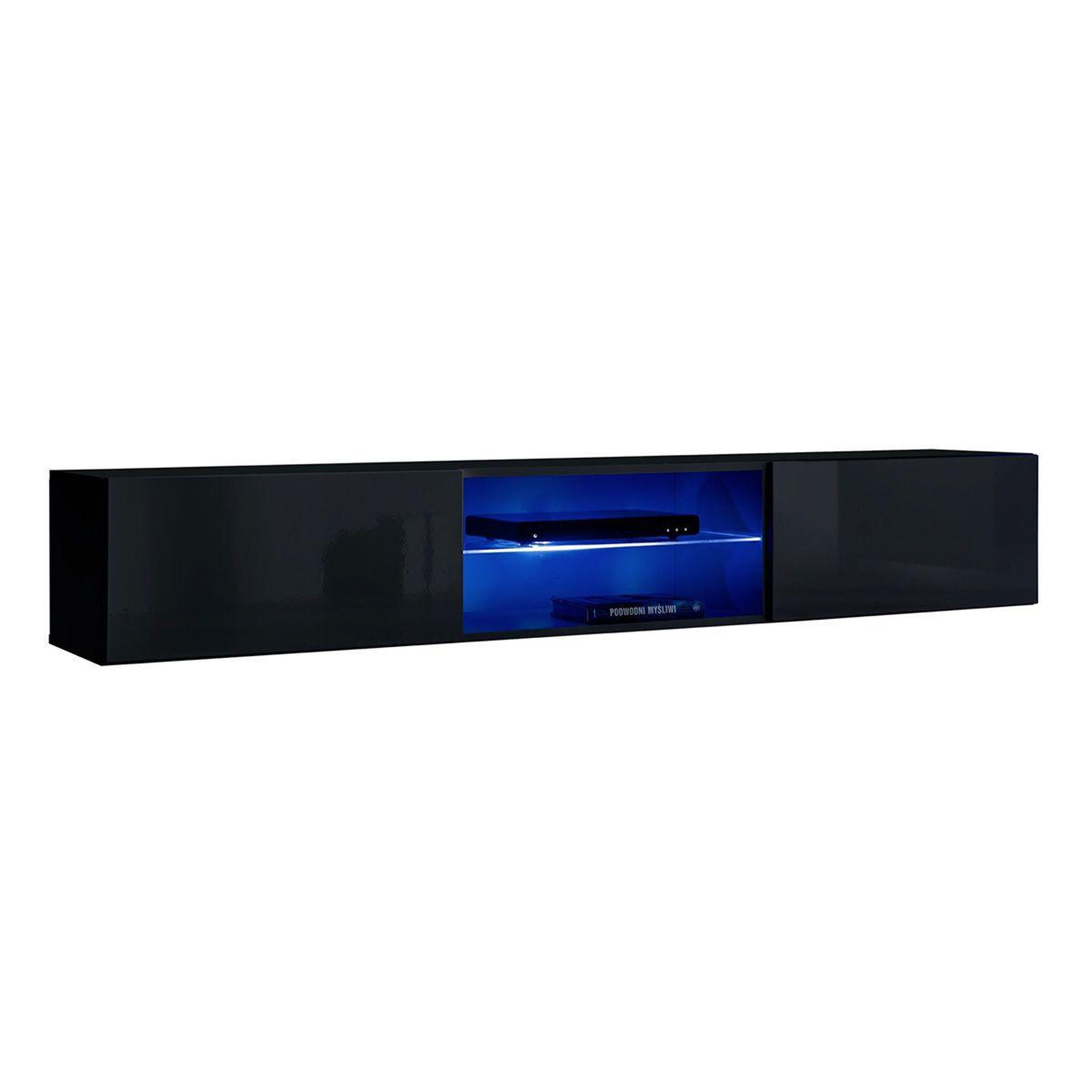 Paris Prix Meuble tv led design  switch iii  180cm noir