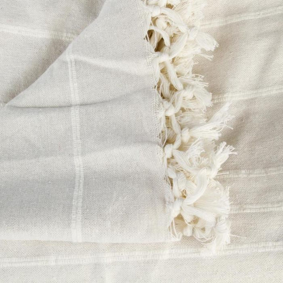 ATMOSPHERA Jeté de Lit  Anjali  230x250cm Ivoire