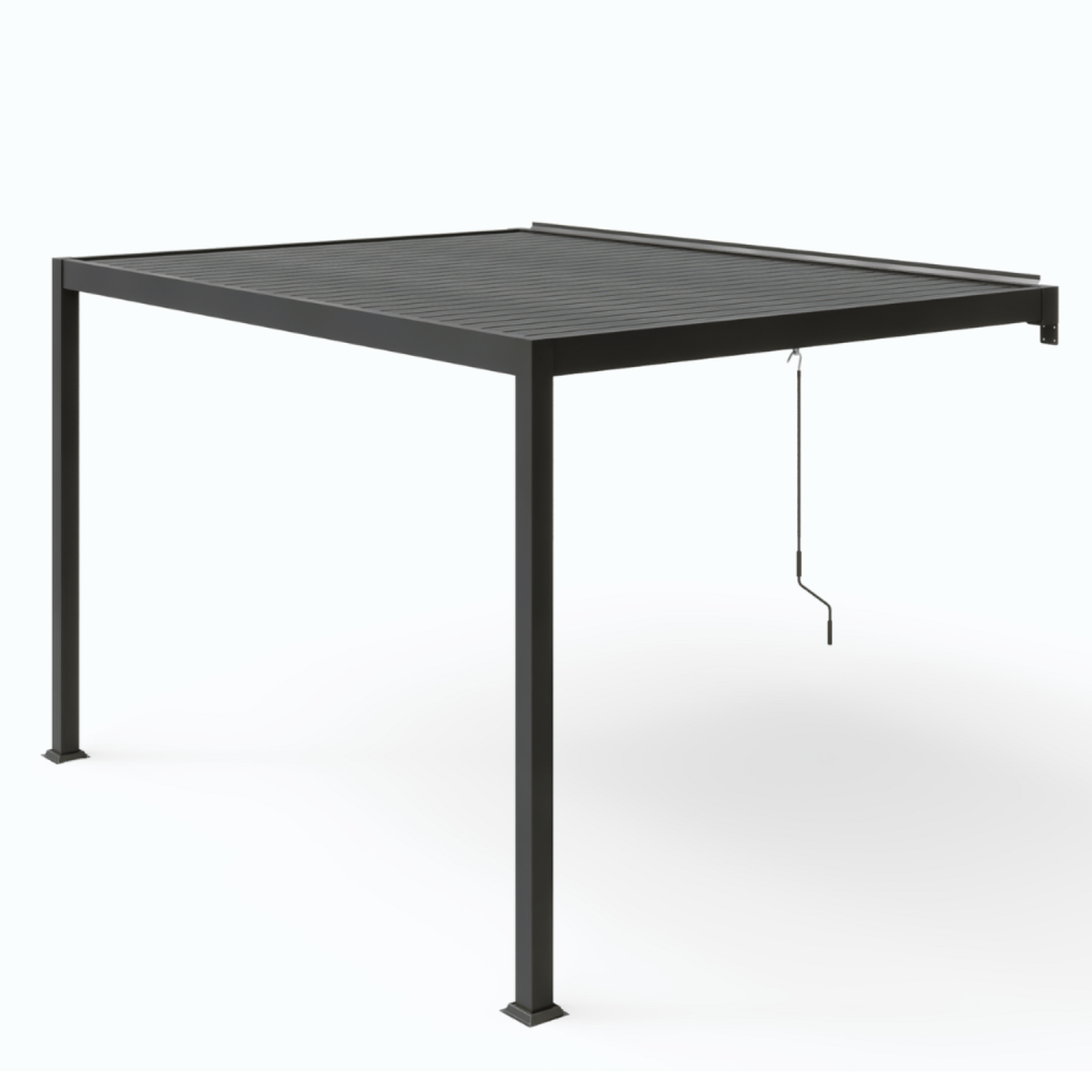 CONCEPT USINE Pergola bioclimatique adossée 3x4 m AGADIR