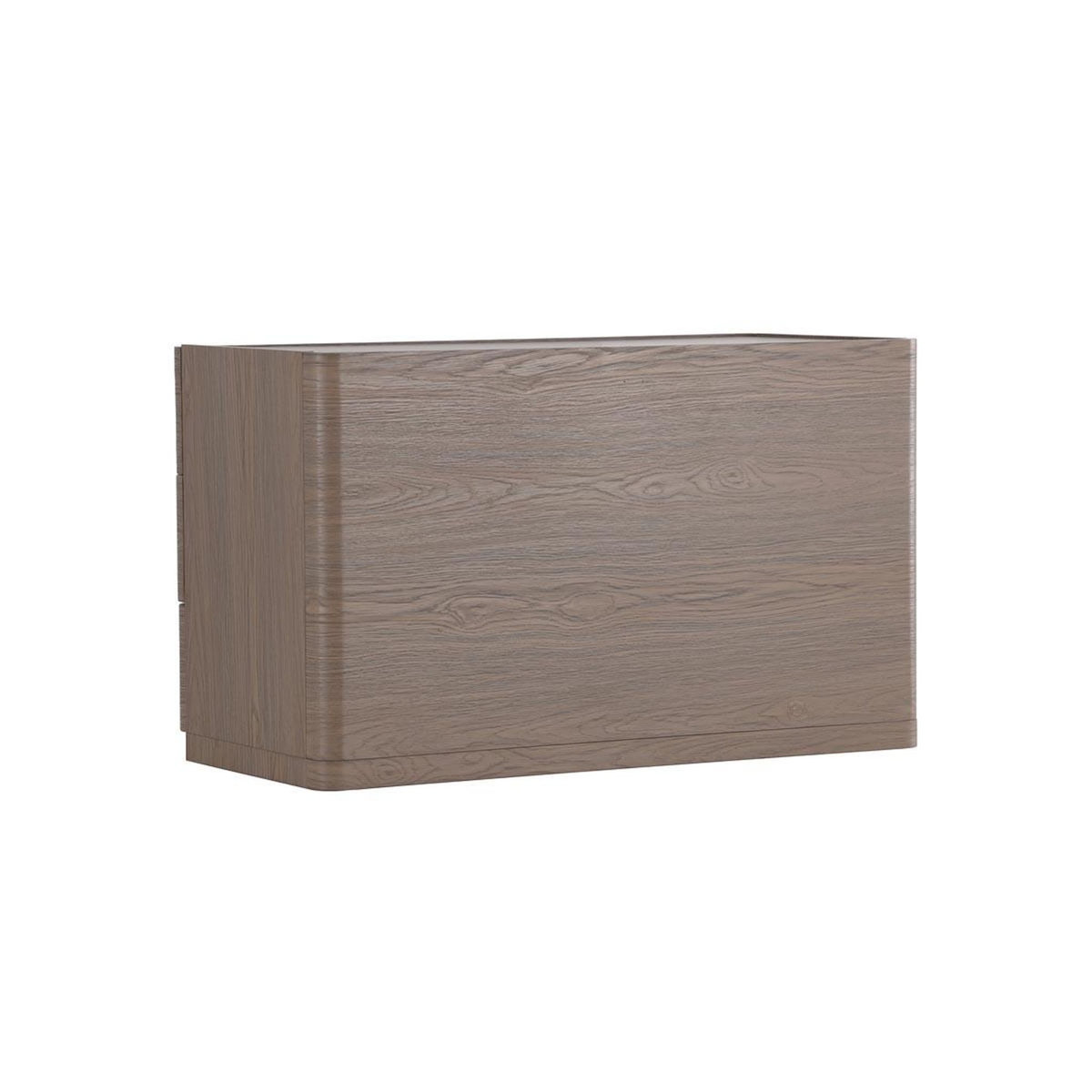 Paris Prix Commode Design 3 Tiroirs  Noble  100cm Moka