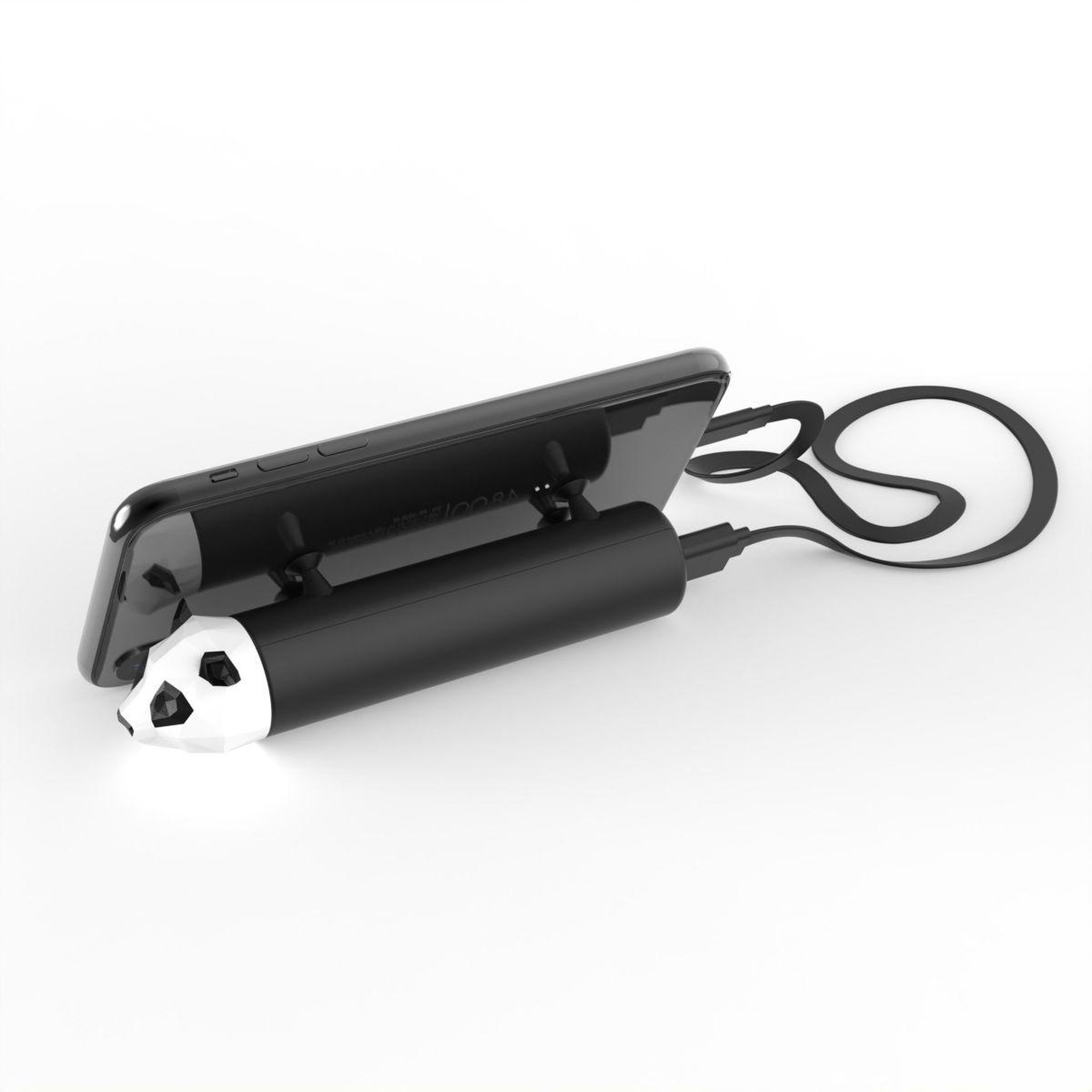 Voir la diapositive 4 : MOBILITY ON BOARD Chargeur USB C 4800 mAh Panda