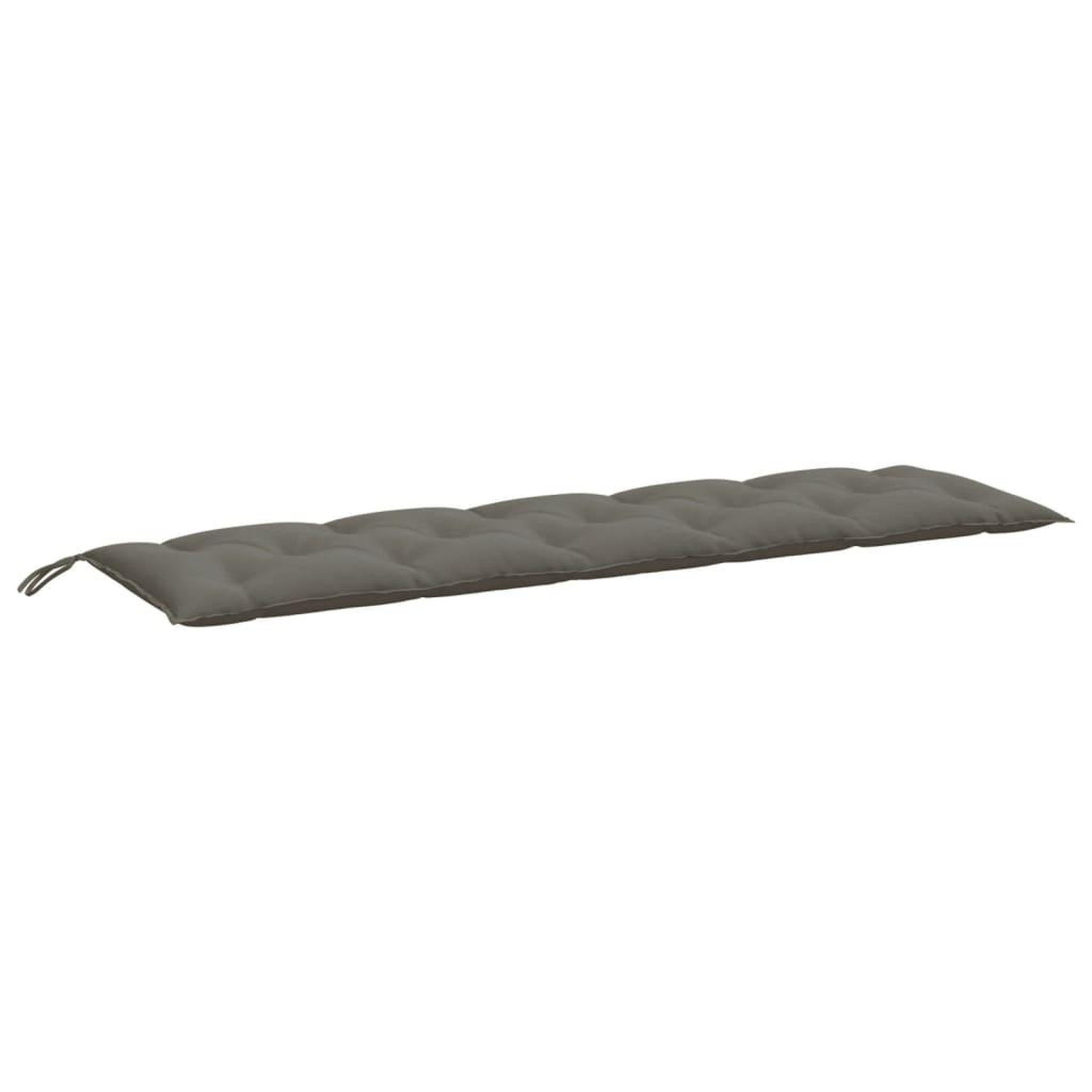 Voir la diapositive 5 : VIDAXL Coussins de banc de jardin lot de 2 gris fonce melange tissu