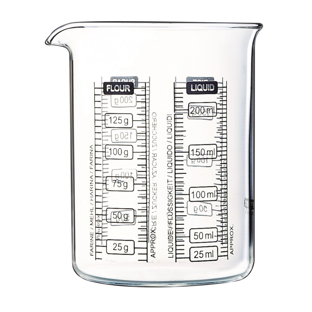 PYREX Doseur Verre 25cl KITCHEN LAB