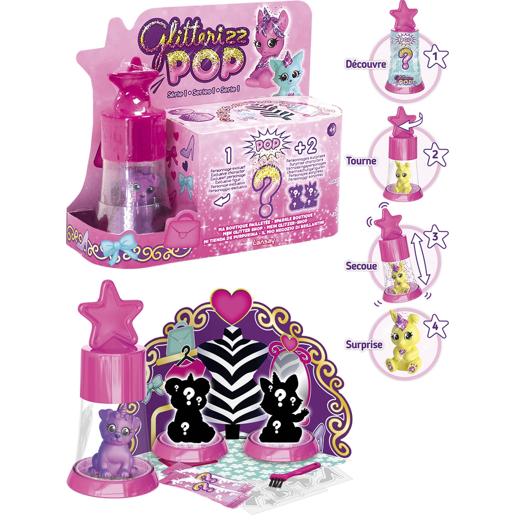 Voir la diapositive 3 : LANSAY Glitterizz Pop set triple