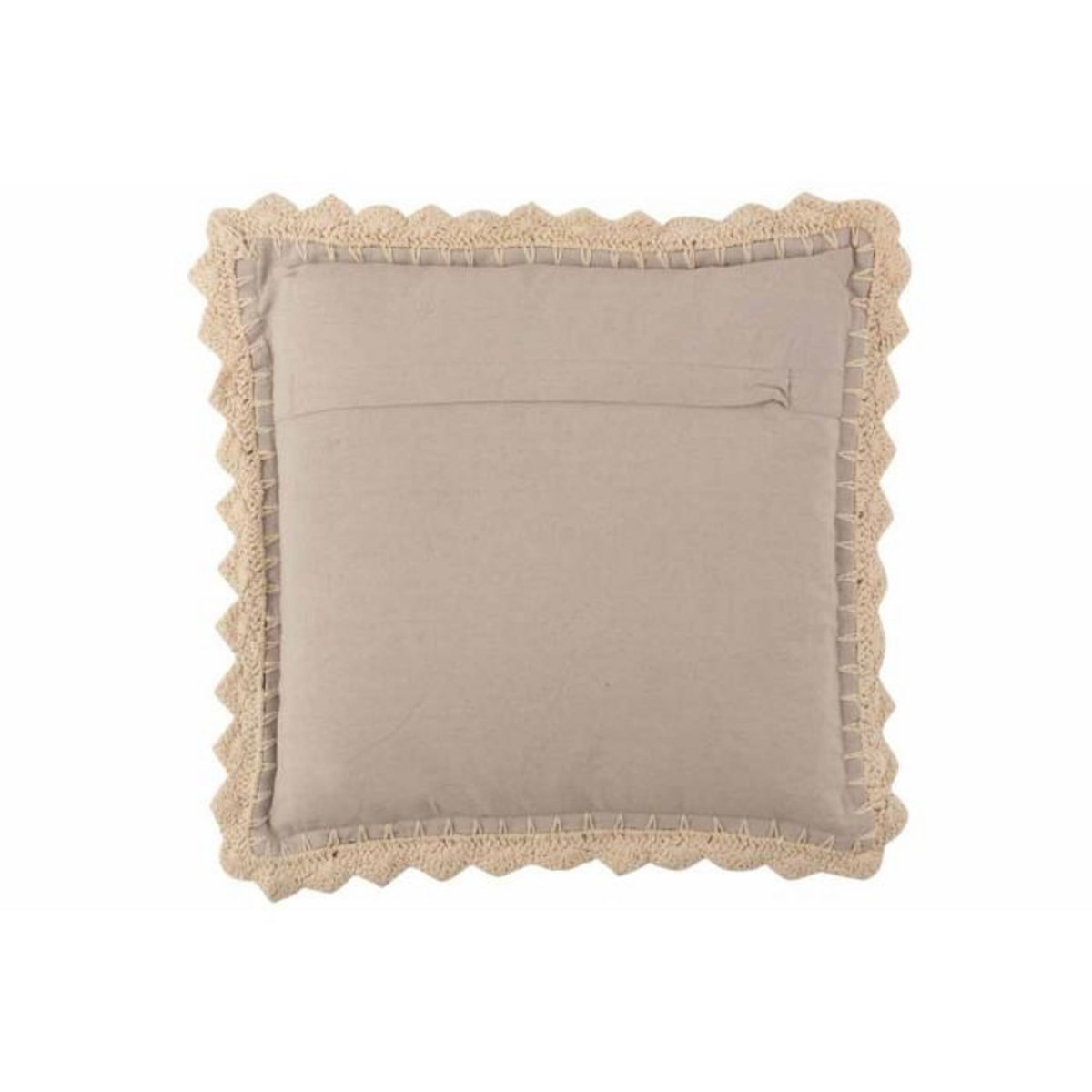 Paris Prix Coussin Déco  Vintage  45x45cm Gris & Beige