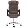 Voir la diapositive 3 : VIDAXL Fauteuil de massage inclinable de bureau Marron Similicuir