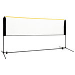 VIDAXL Filet de badminton reglable 300x103x94-158 cm Metal
