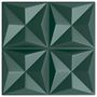 Voir la diapositive 2 : VIDAXL Panneaux muraux 12 pcs vert 50x50 cm XPS 3 m² origami