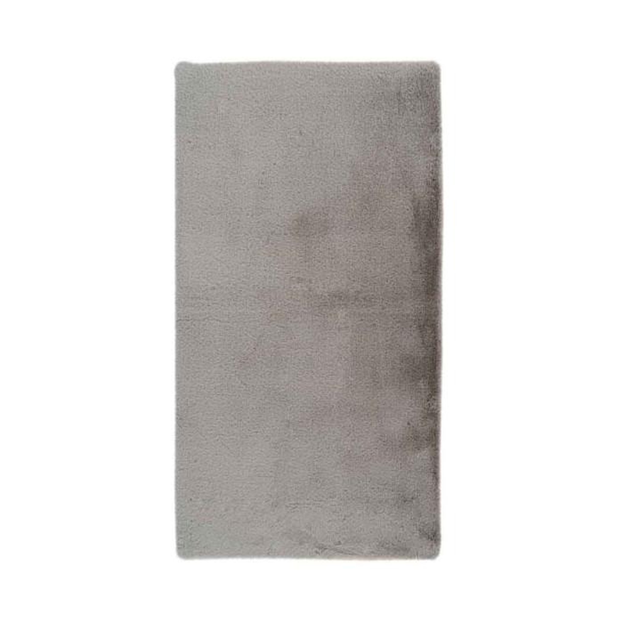 Paris Prix Tapis de Bain Fait à la Main  Rabbit  Gris Clair. Coloris disponibles : Gris