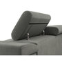 Voir la diapositive 5 : BEST MOBILIER Pablo - canapé droit 2 places avec têtières ajustables - en velours