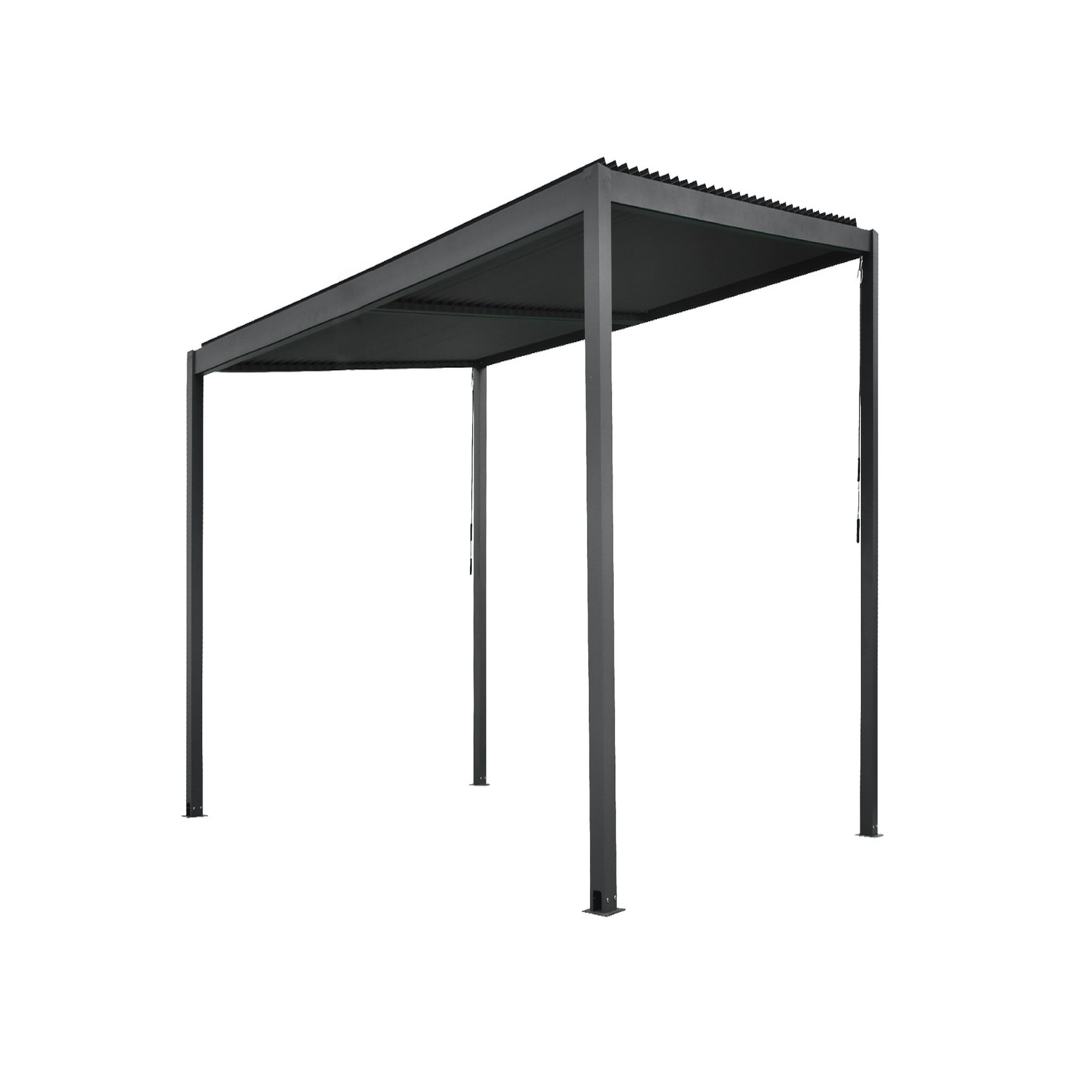 Voir la diapositive 9 : DCB GARDEN Pergola bioclimatique à lames orientables aluminium TRAMONTO