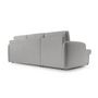 Voir la diapositive 6 : BEST MOBILIER Pocatello - canapé d'angle réversible 4 places - convertible avec coffre - en tissu bouclette