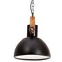 Voir la diapositive 4 : VIDAXL Lampe suspendue industrielle 25 W Noir Rond 30 cm E27