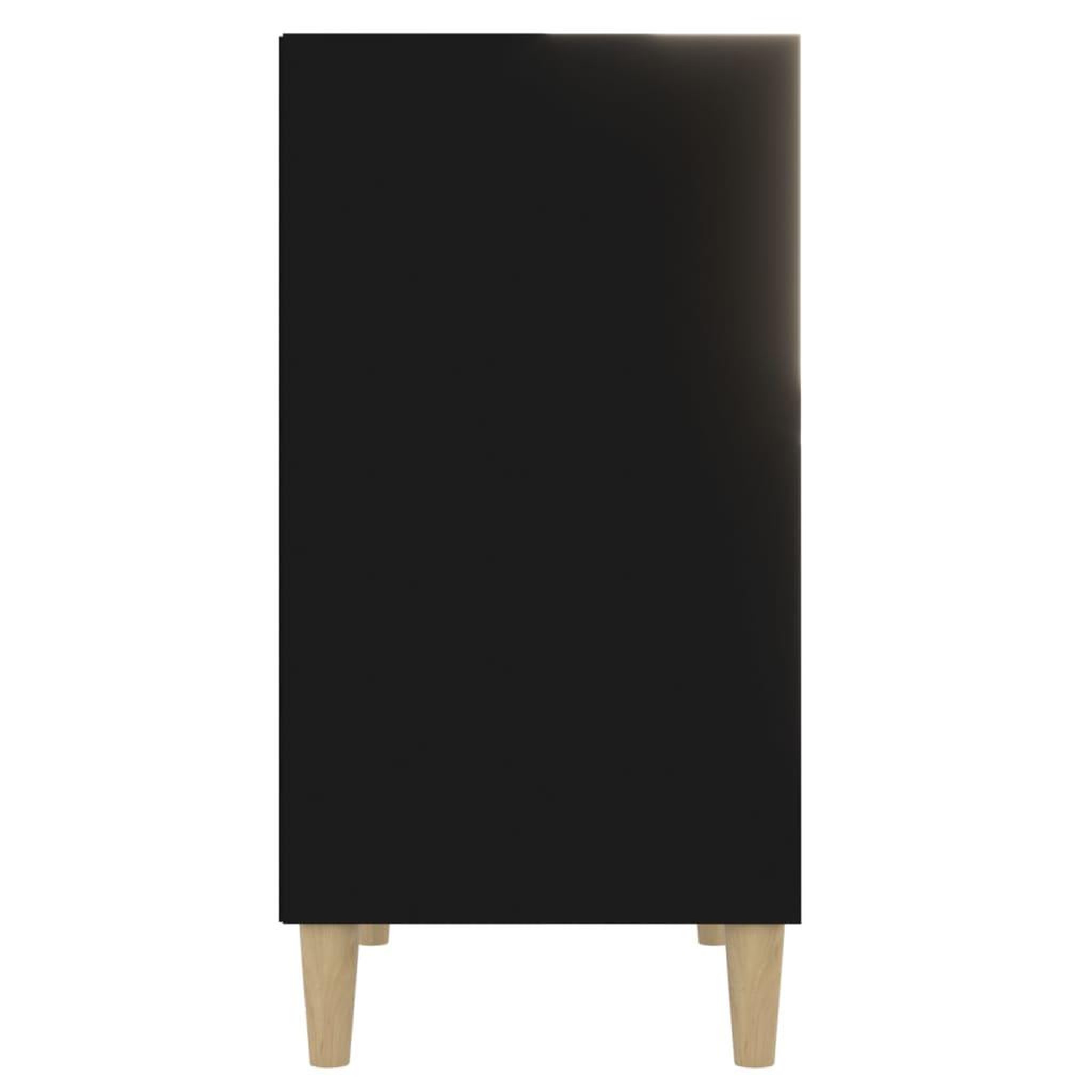Voir la diapositive 5 : VIDAXL Buffet noir 57x35x70 cm bois d'ingenierie