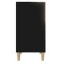 Voir la diapositive 5 : VIDAXL Buffet noir 57x35x70 cm bois d'ingenierie