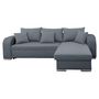 Voir la diapositive 3 : Canapé d'angle convertible réversible 5 places tissu BOB