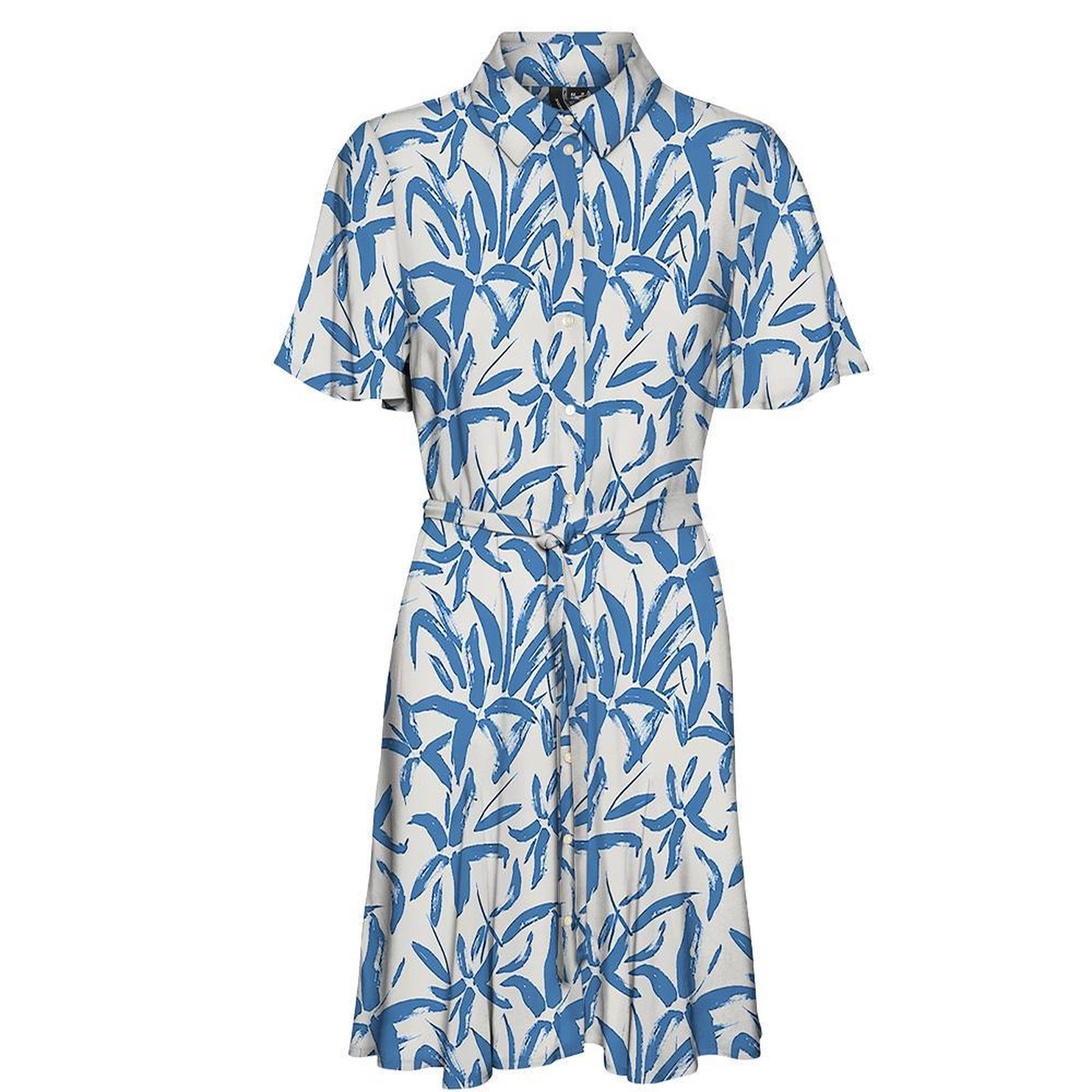 Voir la diapositive 2 : Vero Moda Robe Blanche/Bleu Femme Vero Moda Zana