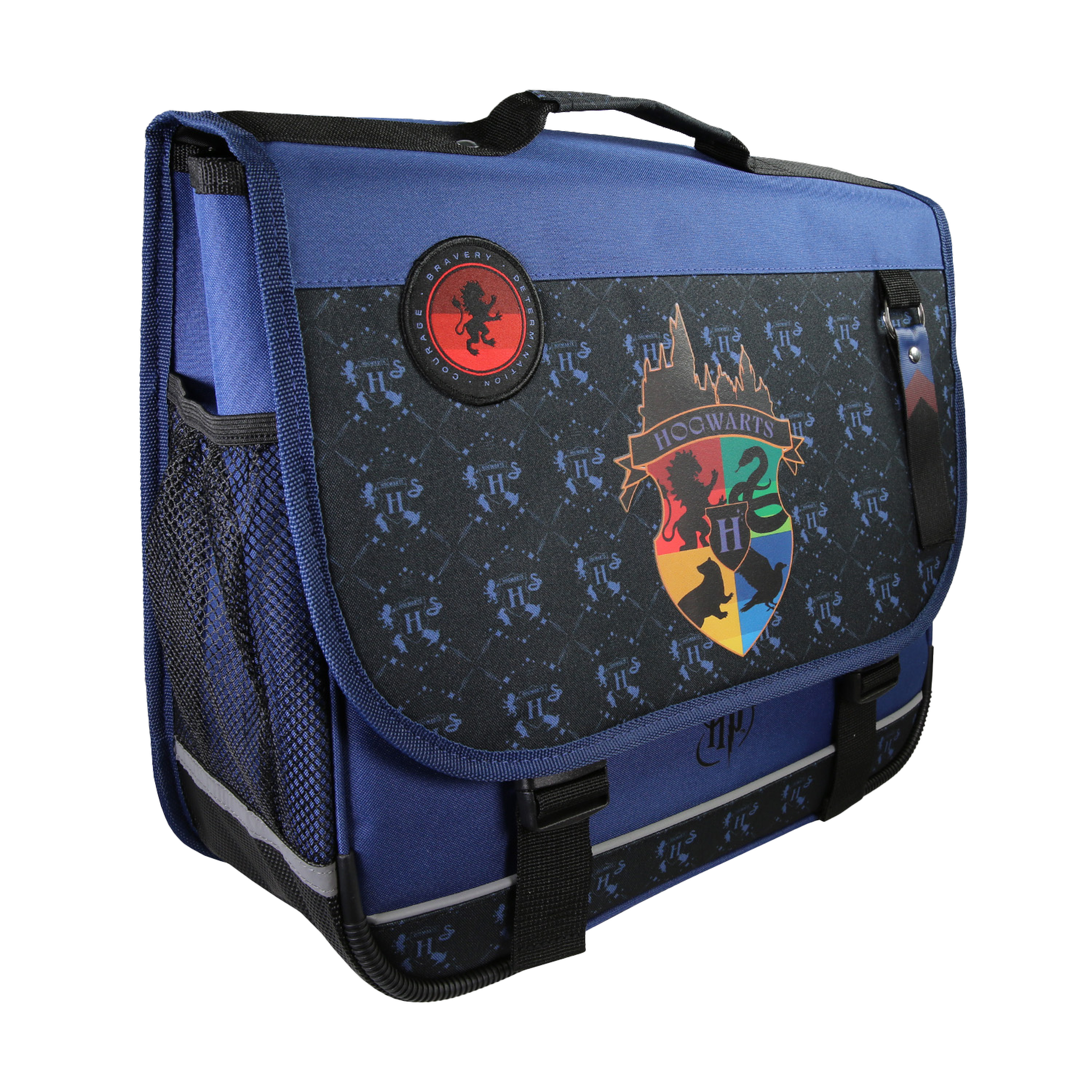 Voir la diapositive 2 : Bagtrotter Harry Potter - Cartable scolaire 38 cm Hogwarts - Bleu/Noir - 2 compartiments