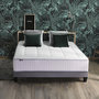 Voir la diapositive 6 : IDLITERIE Ensemble matelas BELLAGIO et sommier, ferme, accueil mémoire de forme