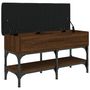 Voir la diapositive 5 : VIDAXL Banc à chaussures chêne marron 82x32x45 cm bois d ingénierie