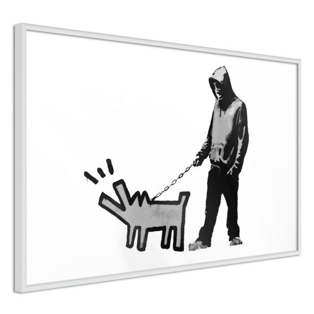Paris Prix Affiche Murale Encadrée  Banksy Choose Your Weapon