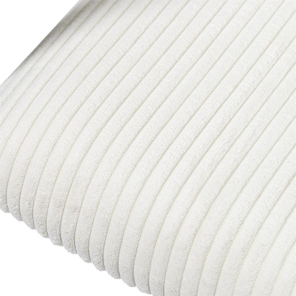 The Home Deco Factory Lot de 2 fauteuils design en tissu côtelé SCOTT