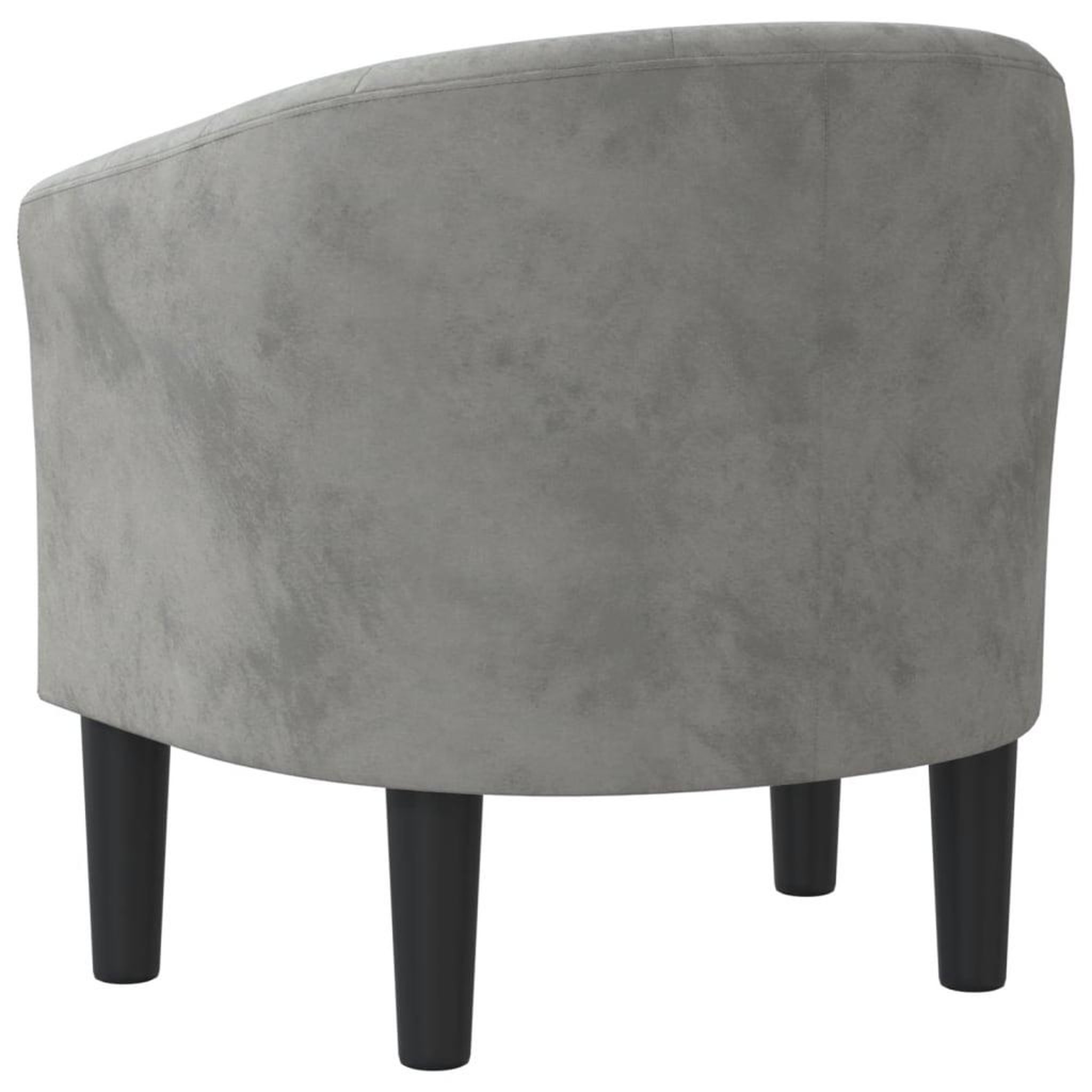Voir la diapositive 5 : VIDAXL Chaise cabriolet gris clair velours